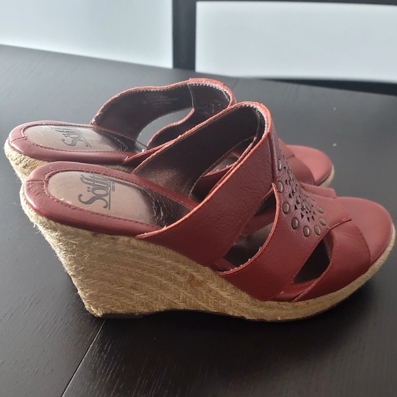 Söfft wedge sandals leather - Picture 2 of 6
